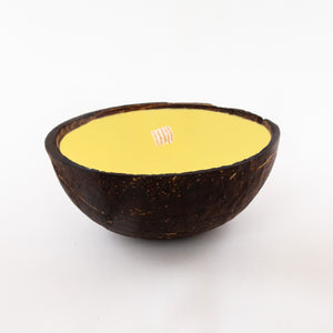 Half Coconut Candle - Pina Colada