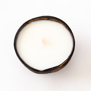 Half Coconut Candle - Glitter