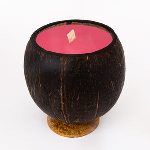 Whole Coconut Candle - Strawberry Guava