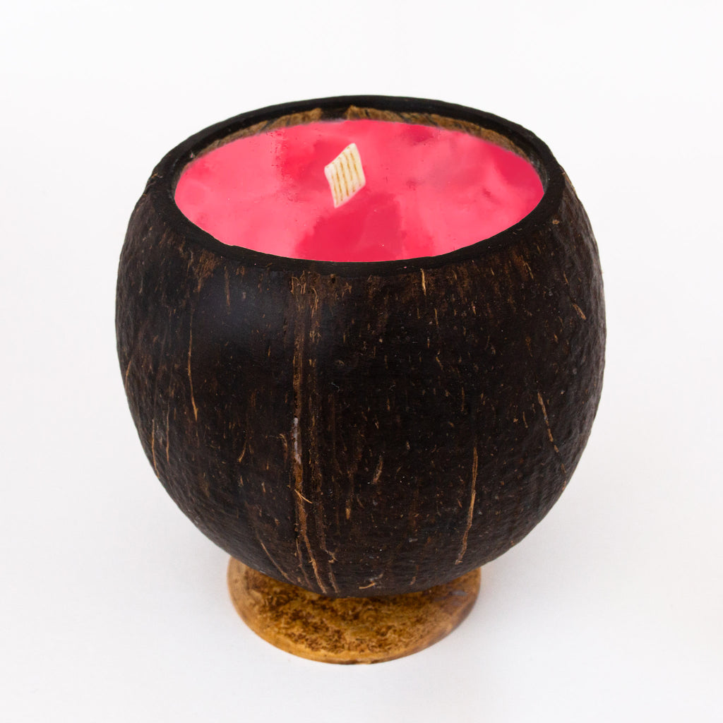 Whole Coconut Candle - Watermelon